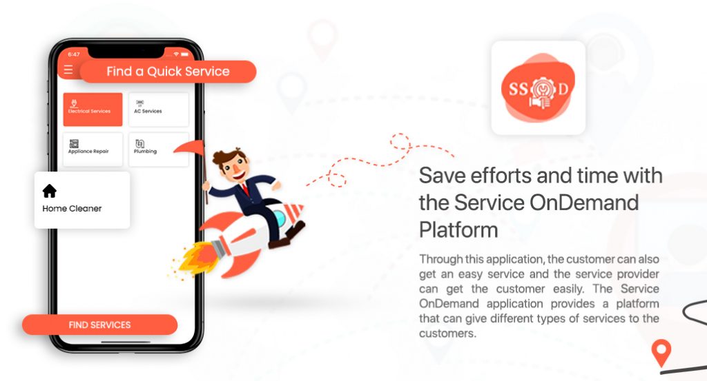 Save Services Save efforts and time with a service on-demand platform in this digital ...