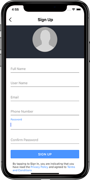 Sign Up