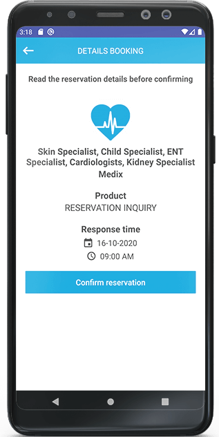 Explore booked reservations