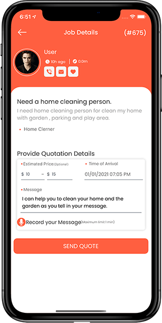 View detailed job information