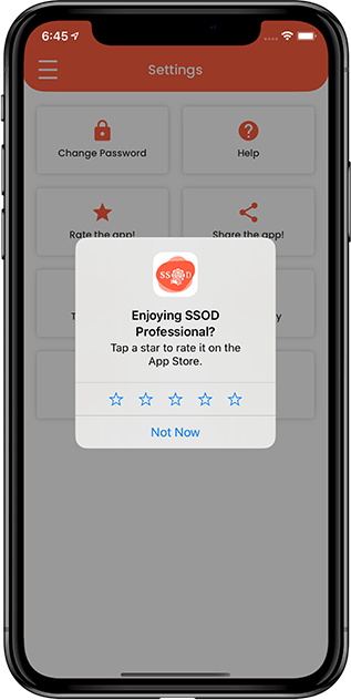 Rate the application