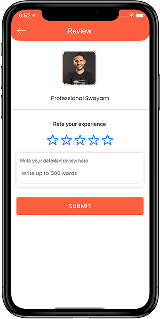 Give Review and Rating