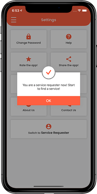 Switch role to access features